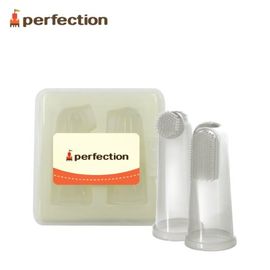 [PERFECTION] Silicone Finger Toothbrush, 2P _ Gum Massage, Baby Oral Hygiene, Baby Toothbrush _ Made in KOREA